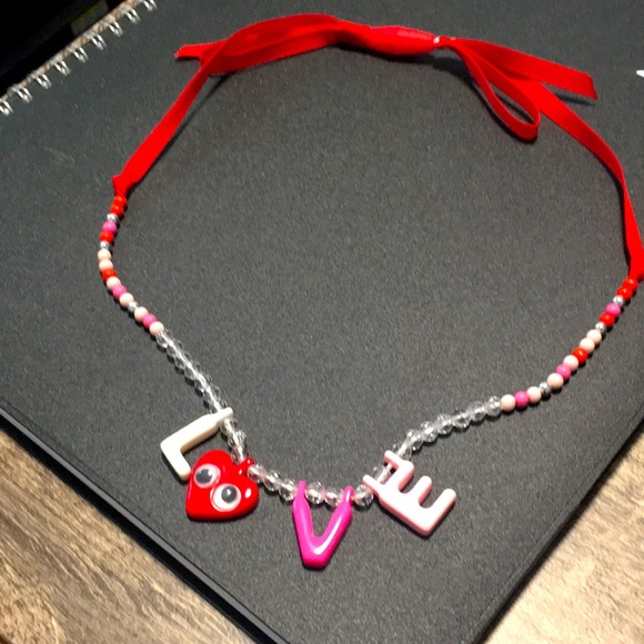 Love Necklace and ♥️ Heart sequin headband - Picture 2 of 5
